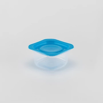 Frissentartó edény - 300 ml - kék tetővel