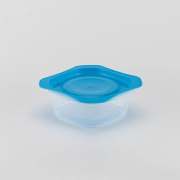 Frissentartó edény - 500 ml - kék tetővel