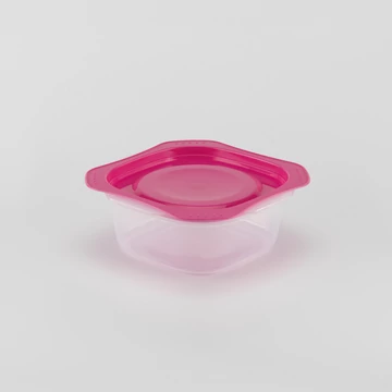 Frissentartó edény - 500 ml - pink tetővel