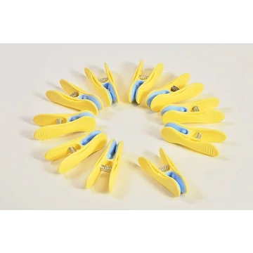 Normál csipesz 10 db - krémsárga