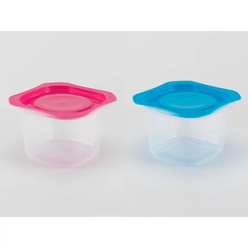 Frissentartó edény - magas - 900 ml - 2 db-os szett - kék, pink